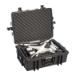 OUTDOOR case in black with foam insert 585x415x210 mm Volume: 51 L Model: 6500/B/SI